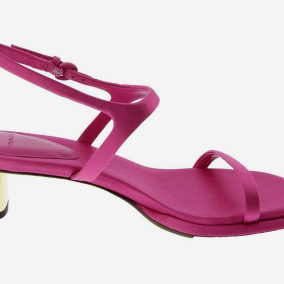 New w/out box - Vince Pink Ester Ankle Strap Sandals - Size 7M - Picture 5 of 16